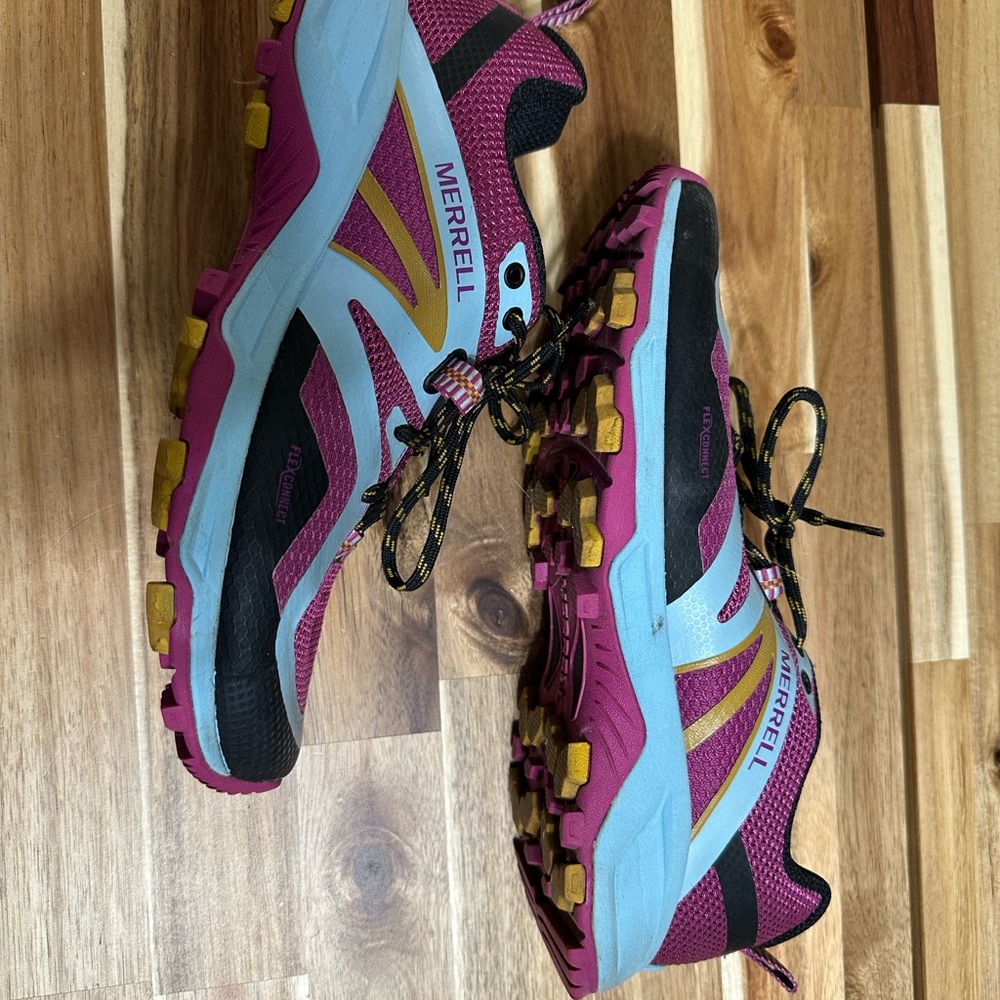 Merrell Women's Athletic Shoes - Pink, Blue, and Yellow